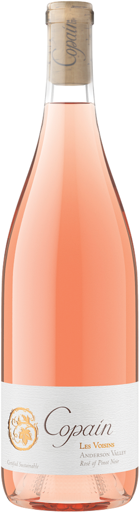 A bottle of Copain Rosé.